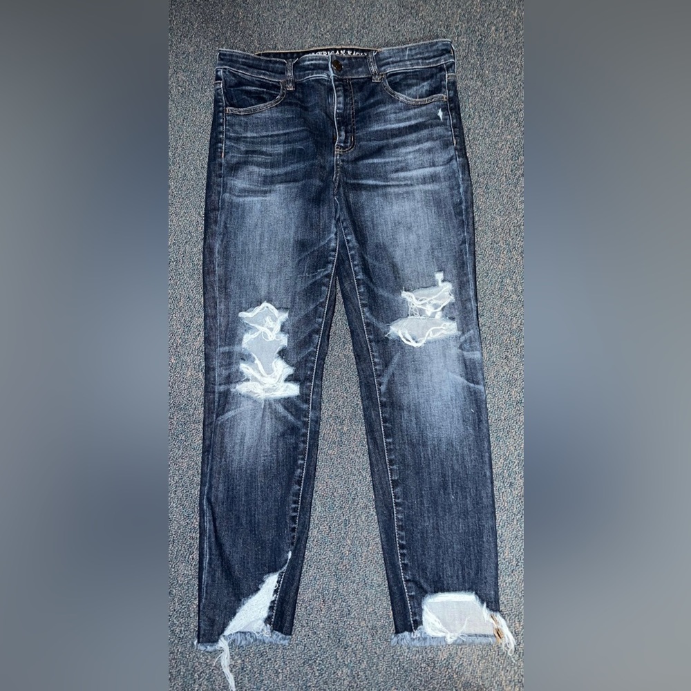 American eagle hi rise jegging crop 12 regular